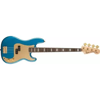 Squier (Fender) 40th Anniversary Precision Bass, Gold Edition, Lake Placid Blue 0379430502