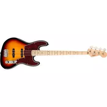 Squier (Fender) Paranormal Jazz Bass '54, кленовый гриф, 3-цветные солнечные лучи