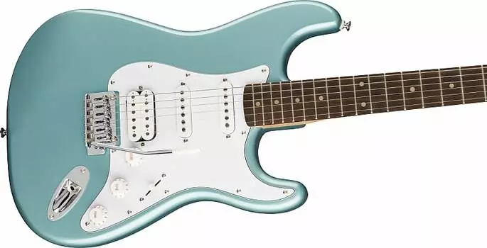 Squier FSR Affinity Series Stratocaster HSS, накладка на гриф Laurel, белая накладка, голубой металлик Fender 0378100583