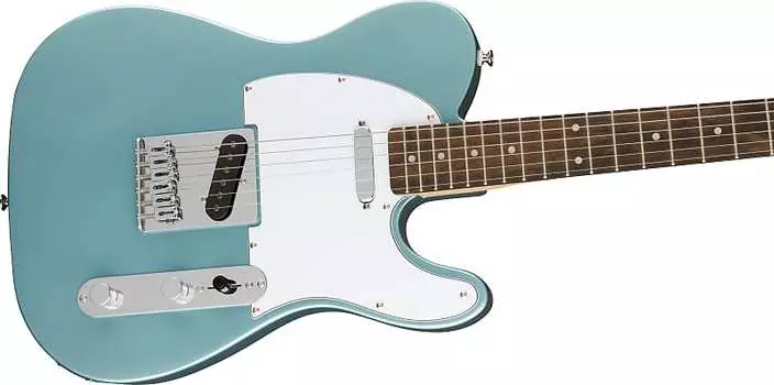 Squier FSR Affinity Series Telecaster, лавровый гриф, белая накладка, ледяной синий металлик Fender 0378200583