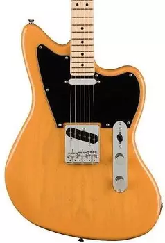 Squier от Fender Paranormal Offset Telecaster Кленовая накладка на гриф Черная накладка Butterscotch