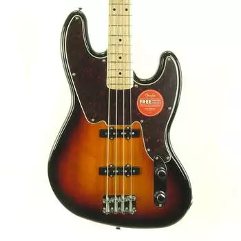 Squier Paranormal Jazz Bass '54, кленовый гриф, черепаховая накладка, 3 цвета Sunburst 0377100500