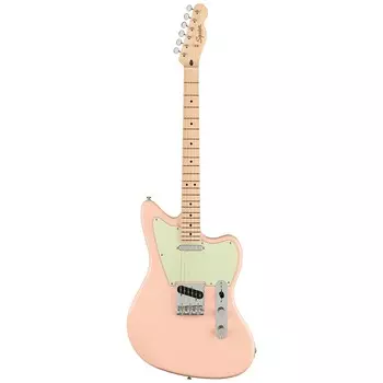 Squier Paranormal Offset Telecaster, кленовый гриф, мятная накладка, розовый цвет
