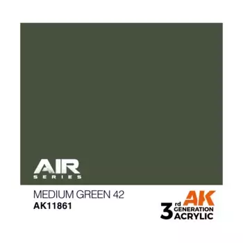 Средне-зеленый 42, 3rd Gen Acrylic - Air