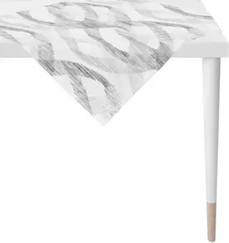 Среднее одеяло APELT "1600 LOFT STYLE", (1 шт.), цифровая печать 100х100 см, белый/темно-серый/светло-серый