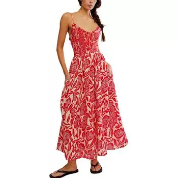 Среднее платье Sweet nothings Free People, мультиколор
