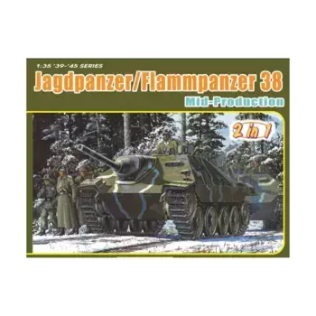 Среднесерийный танк Jagdpanzer/Flammpanzer 38, Dragon Models - '39 to '45 Series - Germany (1:35)