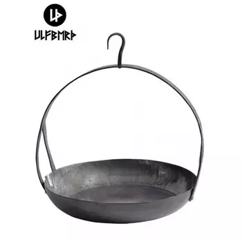 Средневековая подвесная кастрюля из стали Battle-Merchant