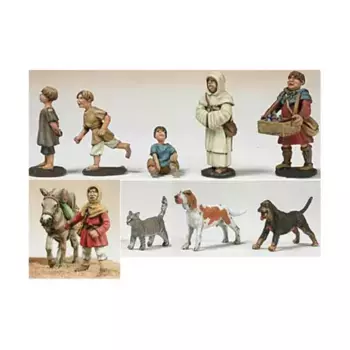 Средневековые деревенские люди, Historical Miniatures - Diorama Kits (28mm) (Mirliton SG)