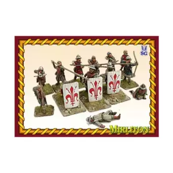 Средневековые итальянские солдаты, Historical Miniatures - Diorama Kits (28mm) (Mirliton SG)