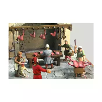 Средневековый продавец баранины, Historical Miniatures - Diorama Kits (28mm) (Mirliton SG)