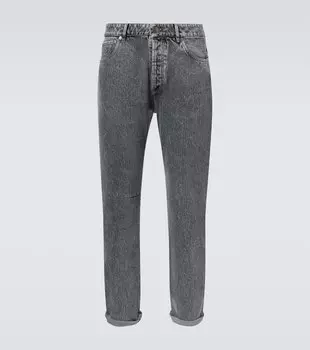 Средневысокие узкие джинсы Brunello Cucinelli, C9015