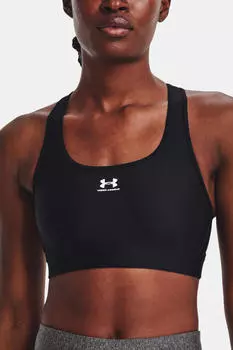 Средний бюстгальтер без подкладок Under Armour, черный