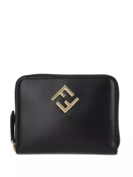 Средний кошелек FF Diamonds FENDI, черный