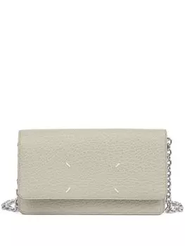 Средний кошелек-на-цепочке Maison Margiela, нейтральный цвет