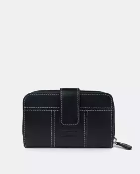 Средний кошелек на внешней молнии Pielnoble, черный