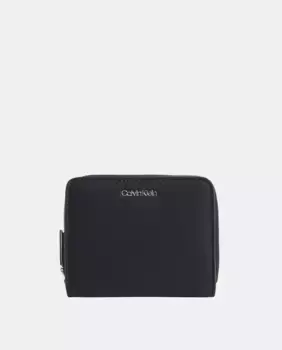 Средний кошелек с кошельком для монет Calvin Klein, черный