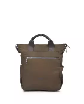 Средний многопозиционный женский рюкзак Shine цвета хаки Kcb