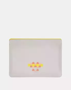 Средний мягкий кожаный чехол для Macbook Air и Pro Dudu, светло-серый