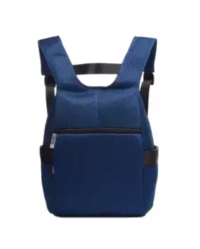 Средний противоугонный рюкзак унисекс в цвете джинсов с 3D-эффектом Kcb, цвет Azul ndigo