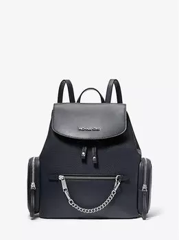 Средний рюкзак из шагреневой кожи Jet set Michael Kors, синий