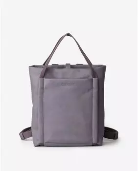 Средний рюкзак матового сиреневого цвета с двойным внешним карманом Slang, сиреневый