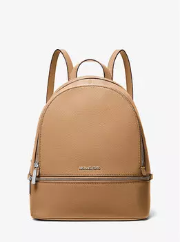 Средний рюкзак Rhea из шагреневой кожи Michael Kors, оранжевый