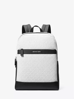 Средний рюкзак с фирменным логотипом Cooper Michael Kors, белый