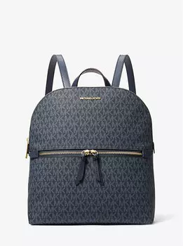 Средний рюкзак с фирменным логотипом Dallas Michael Kors, черный