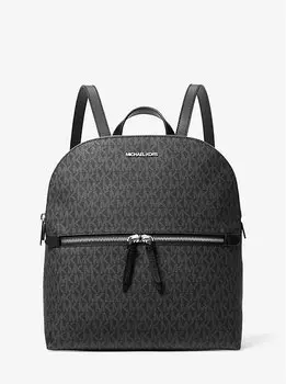Средний рюкзак с фирменным логотипом Dallas Michael Kors, черный