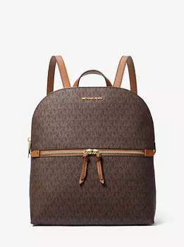 Средний рюкзак с фирменным логотипом Dallas Michael Kors, коричневый