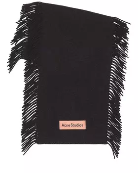 Средний шарф Acne Studios, цвет Black Melange