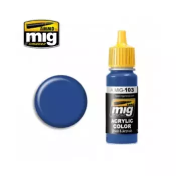 Средний синий, Acrylic Singles - Blues