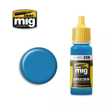 Средний синий, Acrylic Singles - Blues