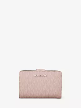 Средний складной кошелек с фирменным логотипом Jet Set Michael Kors, красный