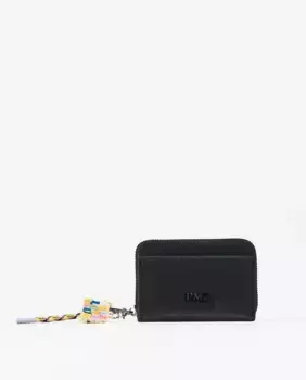 Средний женский кошелек из черного нейлона PACOMARTINEZ, черный