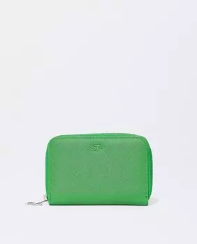 Средний женский кошелек на молнии зеленого цвета Parfois, зеленый