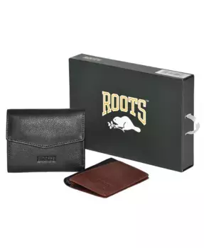 Средний женский кошелек Roots, черный