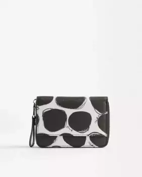 Средний женский кошелек с клапаном и принтом в горошек Parfois, мультиколор