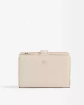 Средний женский кошелек с застежкой-молнией, однотонный Parfois, цвет Crudo