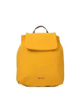 Средний женский рюкзак горчичного цвета на молнии Beats, горчичный