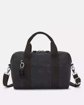 Средняя черная сумка через плечо со съемным ремнем через плечо Kipling, черный