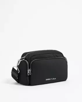 Средняя черная женская сумка через плечо Bimba y Lola