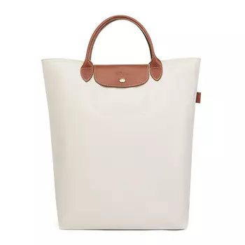 Средняя холщовая сумка-тоут LONGCHAMP