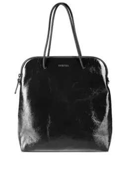 Средняя кожаная сумка через плечо Uma Wang, черный