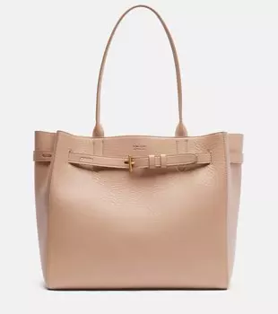 Средняя кожаная сумка-тоут Audrey Tom Ford, Light Beige