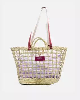 Средняя открытая люлька с кожаной застежкой Audali, коричневый