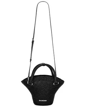 Средняя пляжная большая сумка Balenciaga, цвет Mat Black