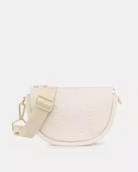 Средняя полукруглая сумка-бандо с молнией Tous, бежевый