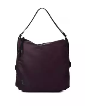 Средняя пышная многопозиционная сумка на плечо в винном цвете Kcb, пурпурный